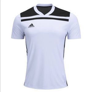 Adidas REGISTA 18 Short Sleeve Blk/Wht Jersey Sz S